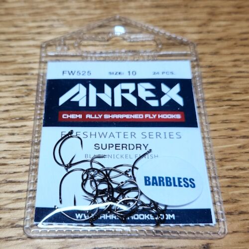 Ahrex FW525 Super Dry Barbless Freshwater Hook - Troutlore