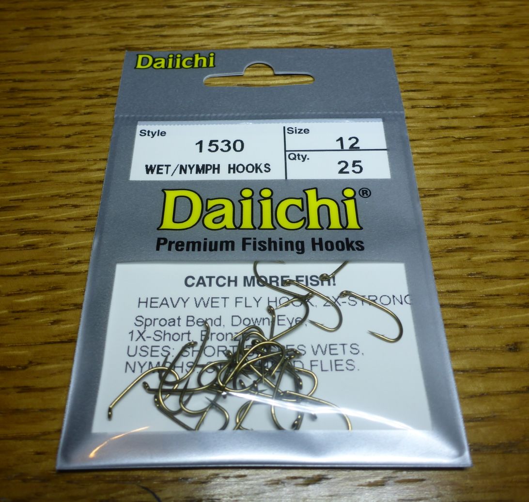 Daiichi 1530 Heavy Wet Fly Hook - 2X Strong, Fly Tying