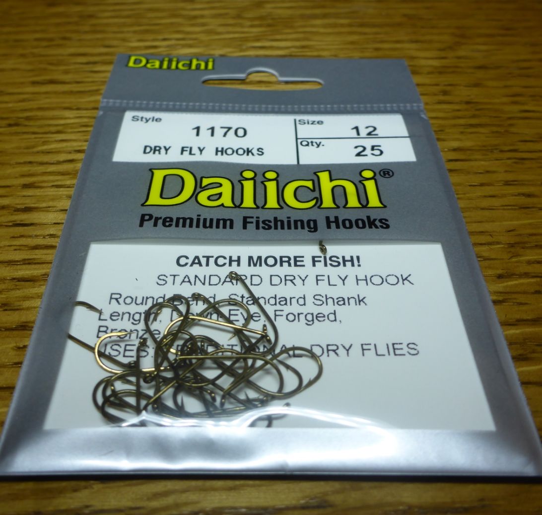 Dry Fly Hooks, Daiichi 1170 Standard