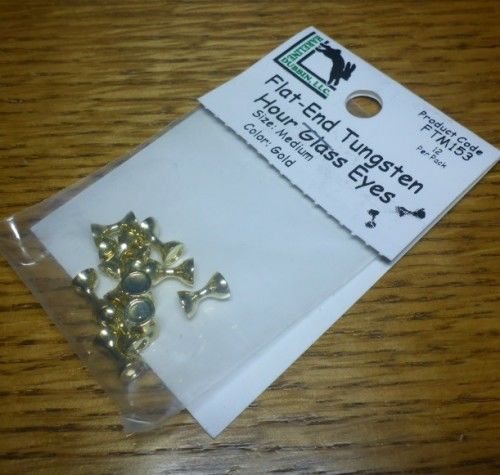 Two Sizes Precision made Silver Turrall Fly Tying Dumbell Eyes