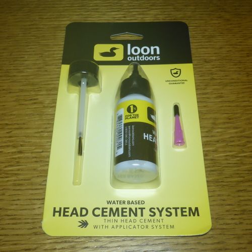 Loon Outdoors WATER BASED THIN HEAD CEMENT SYSTEM Fly and Jig Tying LN70 